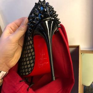 Christian Louboutin Guni Fishnet 100mm